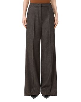 Max Mara Max Mara Mxmcampo Wool Wide Leg Pants
