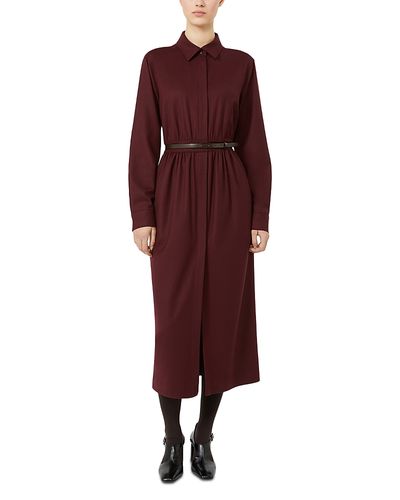 Max Mara Max Mara Mxmdalmata Belted Shirtdress