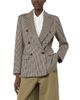 Max Mara Max Mara Mxmeccelso Double Breasted Houndstooth Blazer - 1