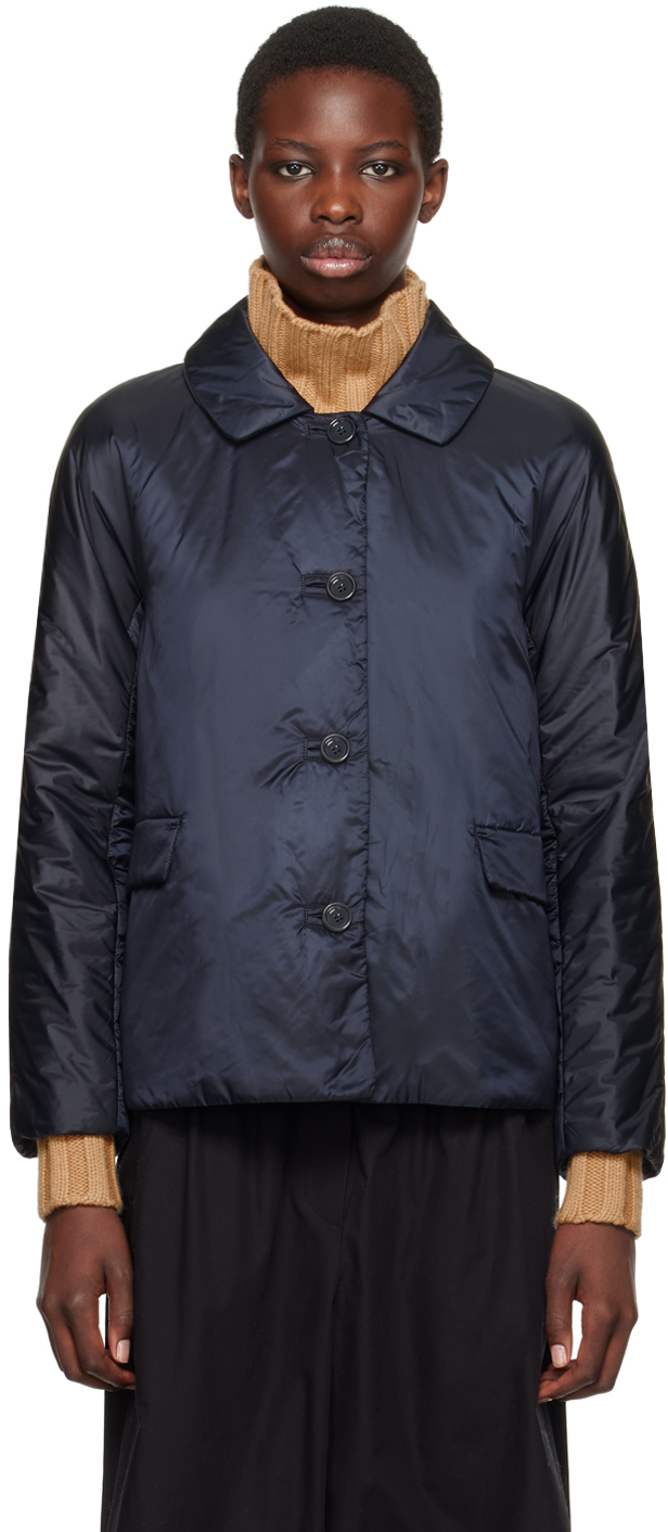 Max Mara - Navy The Cube Greens Jacket