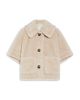 Max Mara Max Mara Newter01 Alpaca, Wool & Silk Teddy Jacket - 4