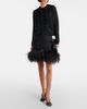 Max Mara Max Mara Novara feather-trimmed minidress - 2