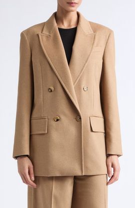 Max Mara Max Mara Olimpia Double Breasted Wool Blazer