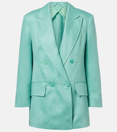 Max Mara Max Mara Olimpia herringbone linen blazer