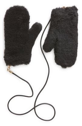 Max Mara Max Mara Ombrato Teddy Alpaca Blend Mittens