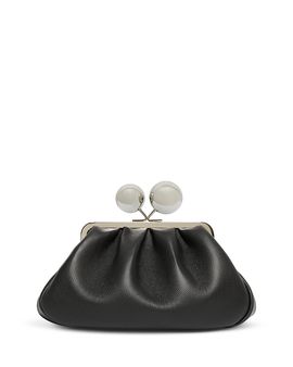 Max Mara Max Mara Pasticcino Leather Convertible Crossbody