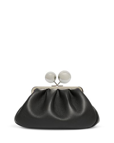 Max Mara Max Mara Pasticcino Leather Convertible Crossbody