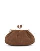 Max Mara Max Mara Pasticcino Suede Convertible Clutch - 1