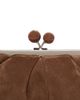 Max Mara Max Mara Pasticcino Suede Convertible Clutch - 4