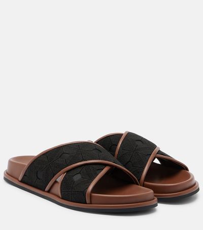 Max Mara Max Mara Peonie embroidered slides