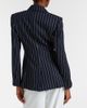 Max Mara Max Mara Pinstripe double-breasted jersey blazer - 6