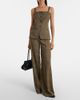 Max Mara Max Mara Plaid virgin wool top - 6