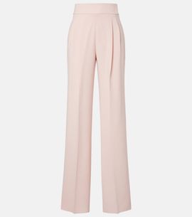 Max Mara Max Mara Pleated cady straight pants