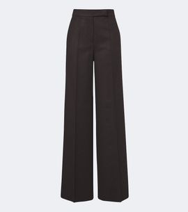 Max Mara Max Mara Pleated camel hair wide-leg pants