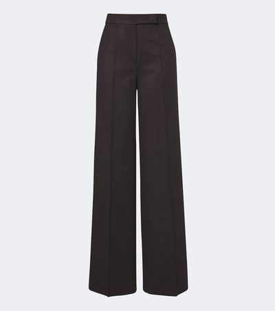 Max Mara Max Mara Pleated camel hair wide-leg pants