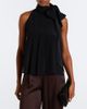 Max Mara Max Mara Pleated tie-neck silk crêpe de chine top - 2