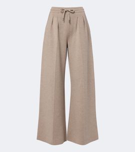 Max Mara Max Mara Pleated wool and cashmere wide-leg pants