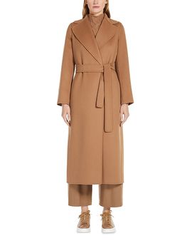 Max Mara Max Mara Poldo Wool Belted Wrap Coat
