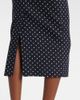 Max Mara Max Mara Polka-dot jersey midi skirt - 4