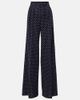 Max Mara Max Mara Polka-dot jersey wide-leg pants - 1