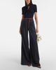 Max Mara Max Mara Polka-dot jersey wide-leg pants - 2