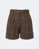 Max Mara Max Mara Prince of Wales wool and cotton shorts - 1