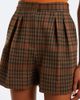 Max Mara Max Mara Prince of Wales wool and cotton shorts - 3