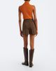 Max Mara Max Mara Prince of Wales wool and cotton shorts - 5