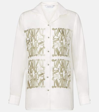 Max Mara Max Mara Printed silk shirt