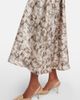 Max Mara Max Mara Printed tie-neck silk twill midi dress - 4
