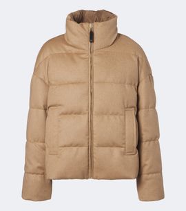 Max Mara Max Mara Reversible camel hair down jacket