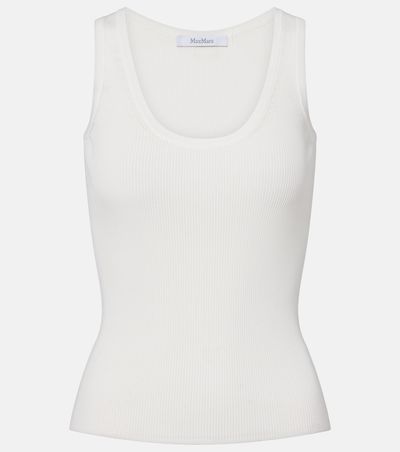 Max Mara Max Mara Ribbed-knit jersey tank top