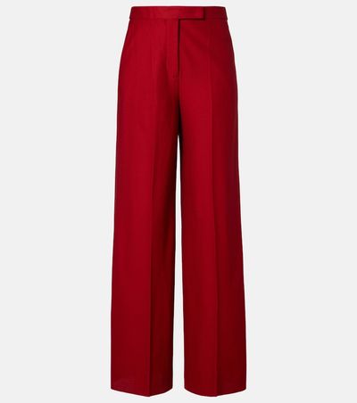 Max Mara Max Mara Rito cotton wide-leg pants