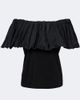 Max Mara Max Mara Ruffled off-shoulder cotton top - 1