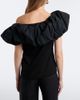 Max Mara Max Mara Ruffled off-shoulder cotton top - 4