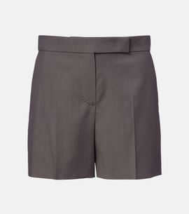 Max Mara Max Mara Sadunco virgin wool shorts