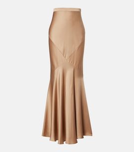 Max Mara Max Mara Satin maxi skirt