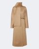 Max Mara Max Mara Scarf-detail camel hair and mohair coat - 1
