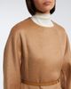 Max Mara Max Mara Scarf-detail camel hair and mohair coat - 3