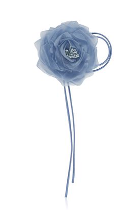 Max Mara Max Mara Silk Chiffon Flower Brooch