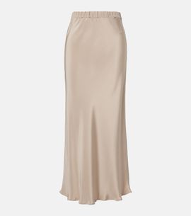 Max Mara Max Mara Silk satin slip skirt