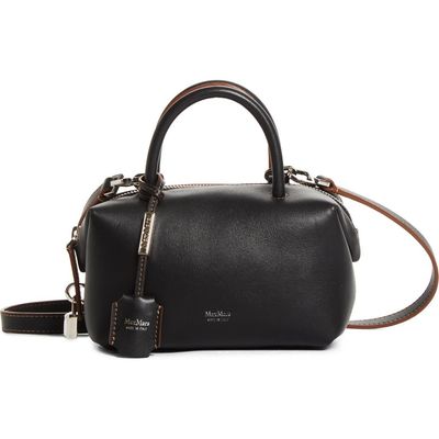 Max Mara Max Mara Small Boston Leather Top Handle Bag