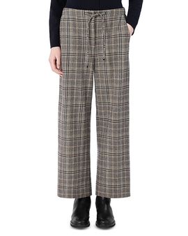 Max Mara Max Mara Smmvischio Wool Check Pants