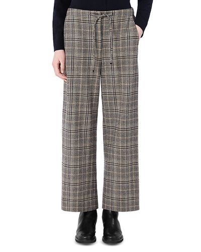 Max Mara Max Mara Smmvischio Wool Check Pants