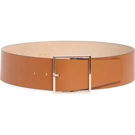 Max Mara Max Mara Square Buckle Leather Belt