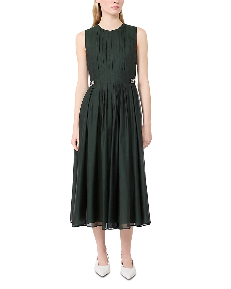 Max Mara - - Acqua Strapless Floral Silk-Chiffon Maxi Dress