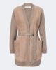 Max Mara Max Mara Suede-trimmed wool and cashmere cardigan - 1