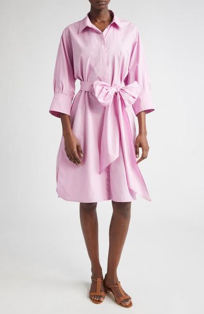 Max Mara Max Mara Tabata Belted Cotton Shirtdress