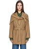 Max Mara Max Mara Tan Detto Double Cashmere Stole & Coat - 1