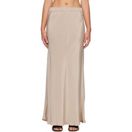 Max Mara Max Mara Taupe Sospiro Maxi Skirt